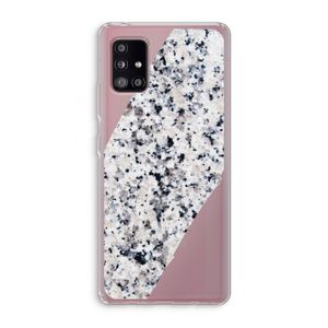 Gespikkelde marmer: Samsung Galaxy A51 5G Transparant Hoesje