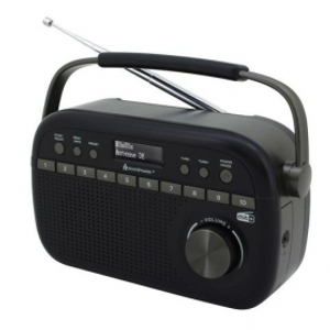 Soundmaster DAB280SW Draagbare digitale DAB+/FM-RDS radio zwart