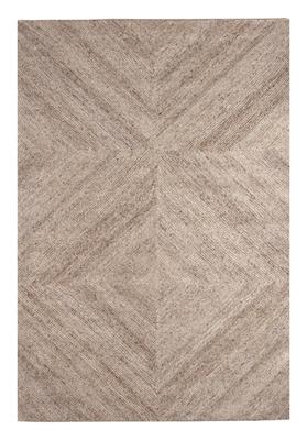 LABEL51 Vloerkleed 'Blendy' Wol, 200 x 300cm, kleur Taupe