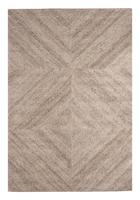LABEL51 Vloerkleed 'Blendy' Wol, 200 x 300cm, kleur Taupe