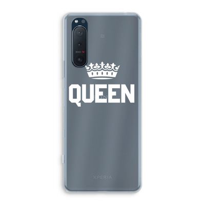 Queen zwart: Sony Xperia 5 II Transparant Hoesje