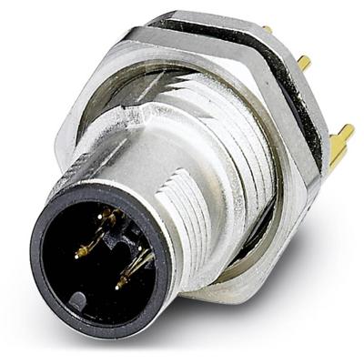 Phoenix Contact 1558535 Sensor/actuator inbouwconnector M12 Aantal polen (sensoren): 4 Stekker, inbouw 20 stuk(s)