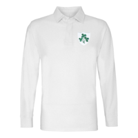Rugby Vintage - Ierland Retro Rugby Shirt 1950's - Wit Rugby Vintage - Ierland Retro Rugby Shirt 1950's - Wit