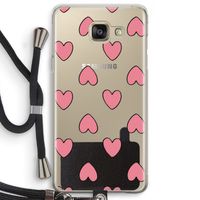 Ondersteboven verliefd: Samsung Galaxy A5 (2016) Transparant Hoesje met koord