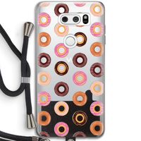 Donuts: LG V30 Transparant Hoesje met koord