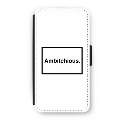 Ambitchious: iPhone X Flip Hoesje