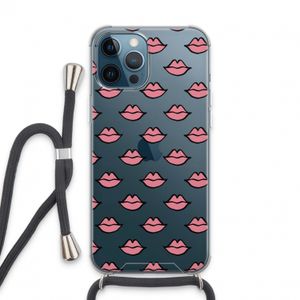 Lipjes: iPhone 13 Pro Max Transparant Hoesje met koord
