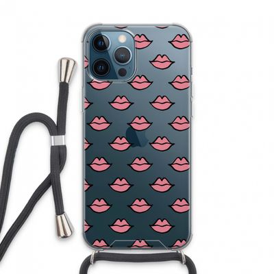 Lipjes: iPhone 13 Pro Max Transparant Hoesje met koord
