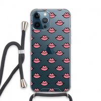 Lipjes: iPhone 13 Pro Max Transparant Hoesje met koord
