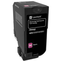 Lexmark Toner 74C2HME Origineel Magenta 12000 bladzijden 74C2HME - thumbnail