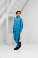 Under Armour Icon Knit Trainingspak Kids Blauw - Maat 140 - Kleur: Blauw | Soccerfanshop