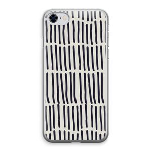 Moroccan stripes: iPhone 8 Transparant Hoesje