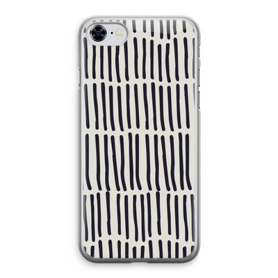 Moroccan stripes: iPhone 8 Transparant Hoesje