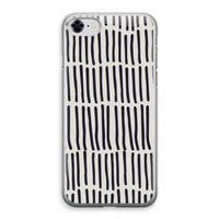 Moroccan stripes: iPhone 8 Transparant Hoesje