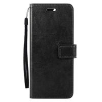 Basey Samsung Galaxy A35 5G Hoesje Book Case Kunstleer Cover Hoes - Zwart - thumbnail