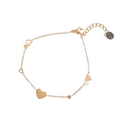 Go Dutch Label Armband Harten Goud