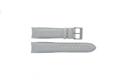 Nautica horlogeband A24514G Leder Wit 22mm