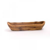 Bowls and Dishes Pure Olive Wood broodmand L - olijfhout - thumbnail