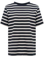 12 STOREEZ Gestreept T-shirt - Zwart - thumbnail