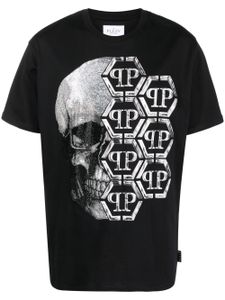 Philipp Plein t-shirt à imprimé SS Skull - Noir