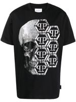 Philipp Plein t-shirt à imprimé SS Skull - Noir - thumbnail