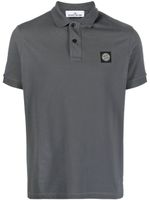 Stone Island polo 2SC17 à patch Compass - Gris - thumbnail