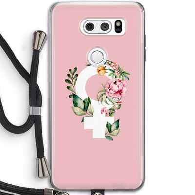 Venus: LG V30 Transparant Hoesje met koord
