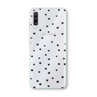Kleine kattenkopjes: Samsung Galaxy A70 Transparant Hoesje