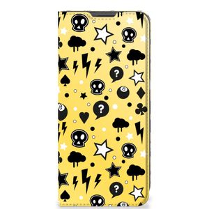 Mobiel BookCase OnePlus 10 Pro Punk Geel