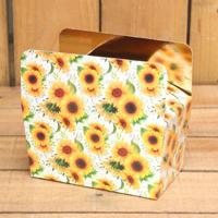 Bonbon doosjes - Chocolade doosje - Zonnebloem LAAG - 24 stuks