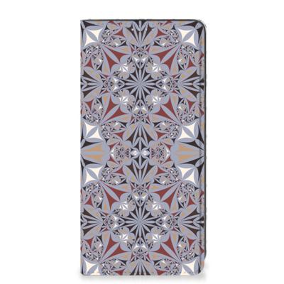 Samsung Galaxy A21s | Standcase | Flower Tiles Samsung Galaxy A21s | Standcase | Flower Tiles