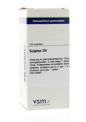 VSM Sulphur D4 (200 tab)