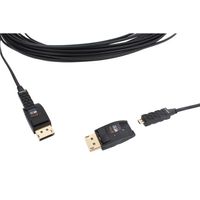 Opticis DPFC-200D-30/TR-P DisplayPort 1.2 Extender Kabel | Detachable Connectors | 30 meter