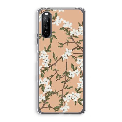 Blossoming spring: Sony Xperia 10 III Transparant Hoesje