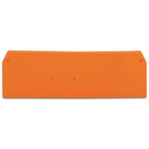 WAGO 281-335 Afsluit- en scheidingsplaat Oranje 100 stuk(s)