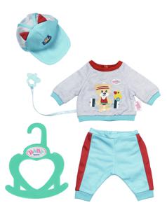 ZAPF Creation BABY born - Little Sportieve Outfit blauw poppen accessoires 36 cm
