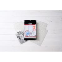 Sizzix • studio stamps set 7pcs & 3pcs stencils create by cat kerr