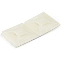 StarTech.com CBMCTM2 kabelbindersokkel Wit Nylon 100 stuk(s)