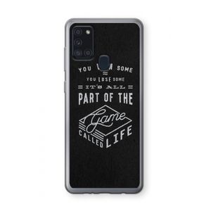 Life: Samsung Galaxy A21s Transparant Hoesje