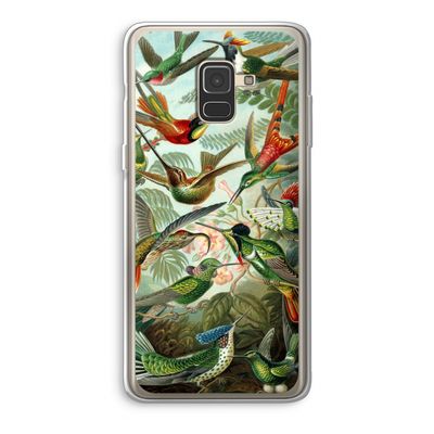Haeckel Trochilidae: Samsung Galaxy A8 (2018) Transparant Hoesje