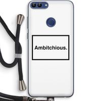 Ambitchious: Huawei P Smart (2018) Transparant Hoesje met koord