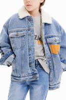 Denim truckerjack met Looney Tunes - BLUE - 9/10