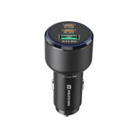 Swissten Swissten Autolader 95W - 2x USB-C PD + USB-A - Zwart