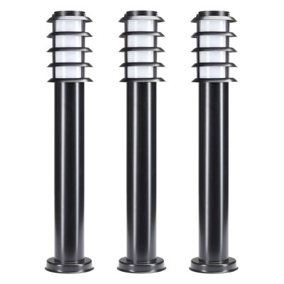 Tuinlamp Soll 2 set 3 stuks zwart E27 fitting weersbestandig IP44