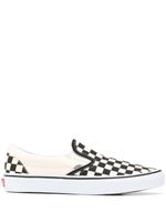 Vans chaussures de skate à carreaux - Blanc