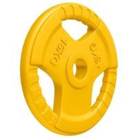 Olympische halterschijf 15 kg Gripper Gietijzer Rubber Coating - 50/51 mm