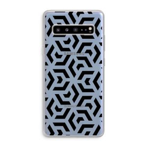 Crazy pattern: Samsung Galaxy S10 5G Transparant Hoesje