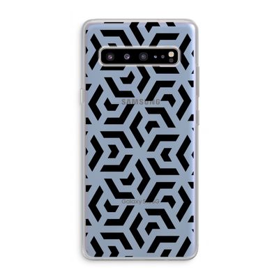 Crazy pattern: Samsung Galaxy S10 5G Transparant Hoesje