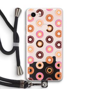 Donuts: Pixel 3 XL Transparant Hoesje met koord