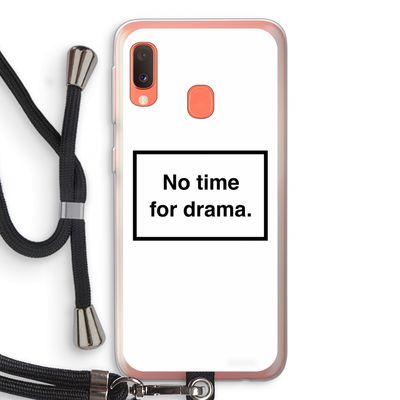 No drama: Samsung Galaxy A20e Transparant Hoesje met koord